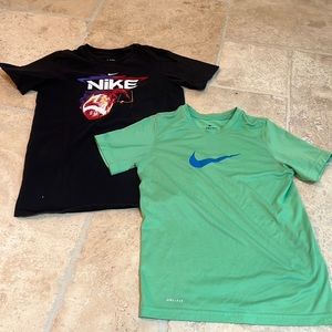 Boys Nike and Sport T-Shirts. Bundle set of 6. Nike Elite, Nike Dri Fit etc